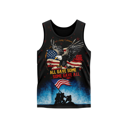 U.S. Veteran Hoodie – All Gave Some Some Gave All Patriotic Zip Up