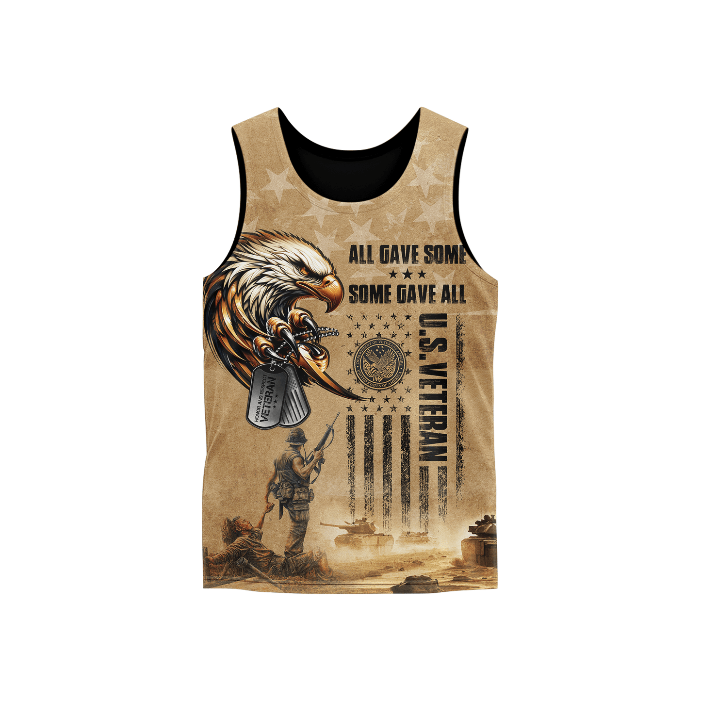 U.S. Veteran Hoodie – All Gave Some Some Gave All Military Zip Up