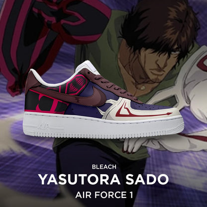 Yasutora Sado - Bleach AF1 Embossed Logo Sneakers - AZ26260807