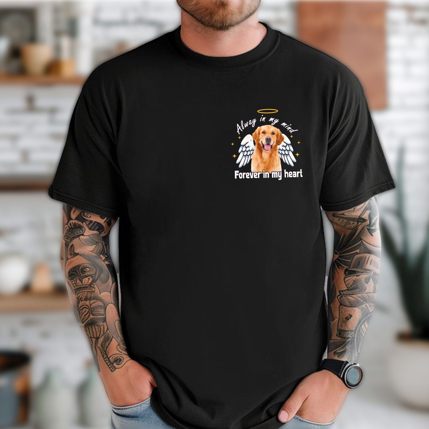 Custom Pet - Alway in my mind, Forever in my heart Tshirt, easychoo.com