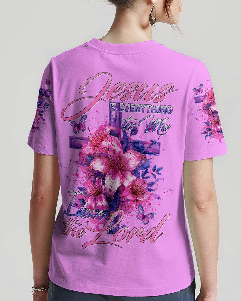 Jesus Is Everything To Me Women's All Over Print Shirt - Tyhi0504243, easychoo.com