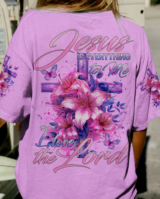 Jesus Is Everything To Me Women's All Over Print Shirt - Tyhi0504243, easychoo.com