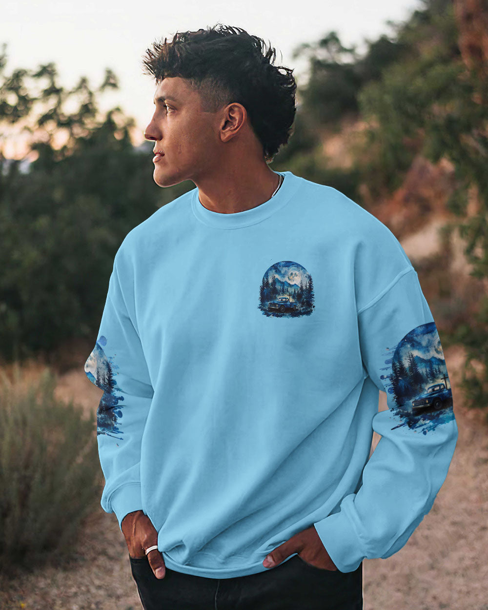 Jesus Take The Wheel Men's All Over Print Shirt - Tlnz2003244, easychoo.com