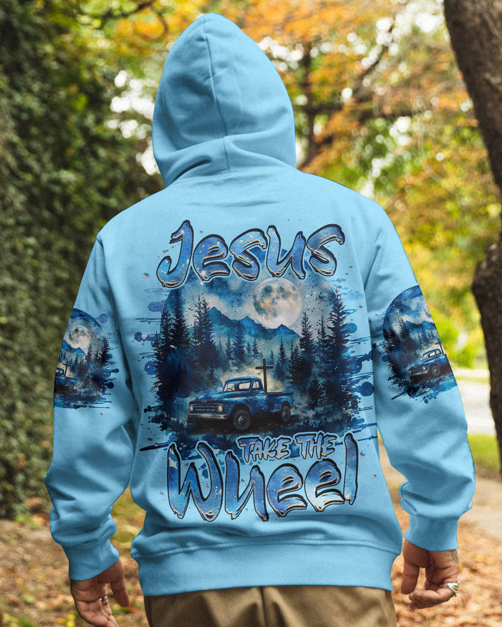 Jesus Take The Wheel Men's All Over Print Shirt - Tlnz2003244, easychoo.com