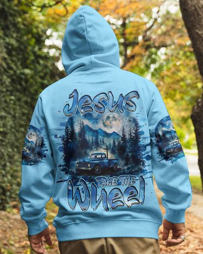 Jesus Take The Wheel Men's All Over Print Shirt - Tlnz2003244, easychoo.com