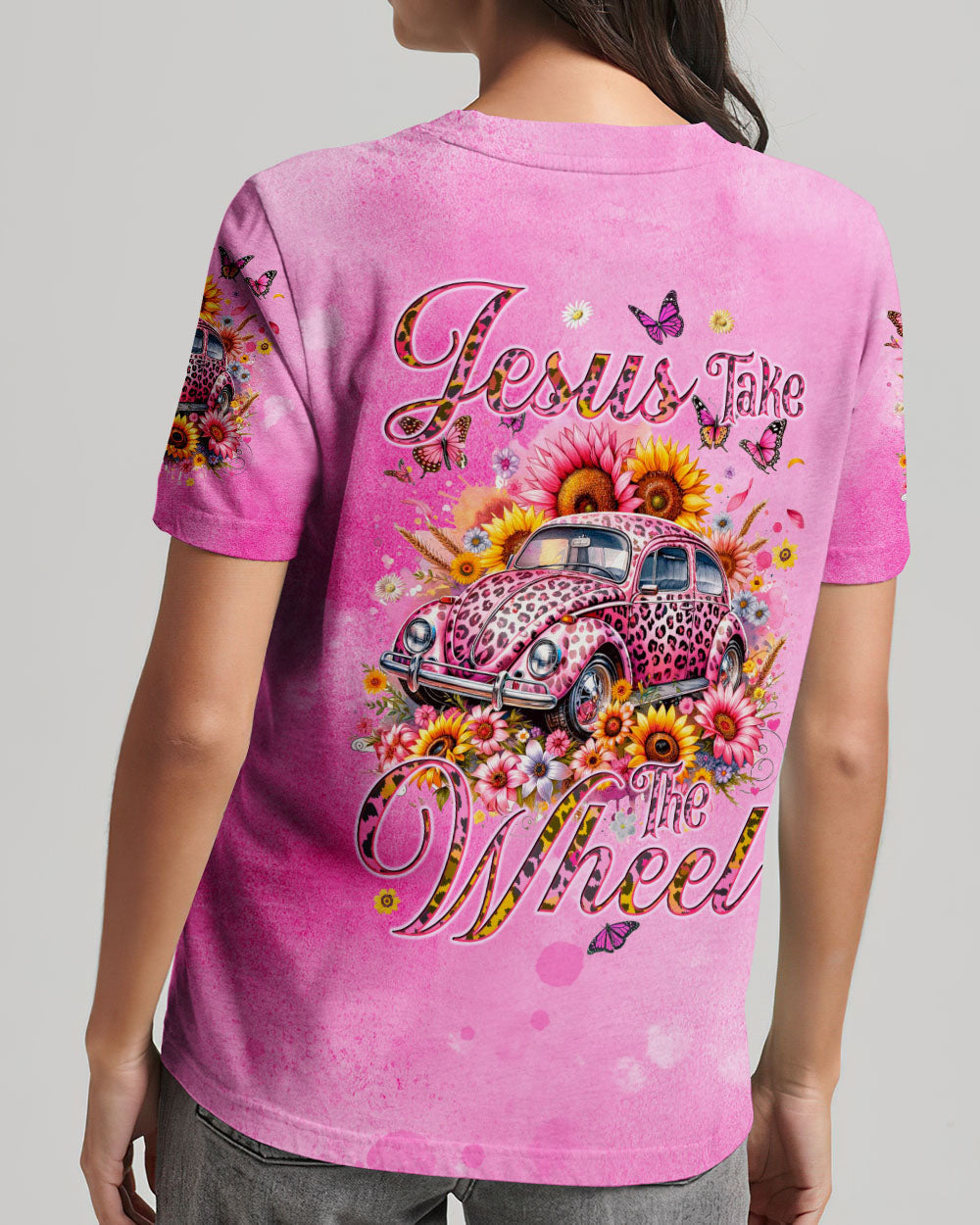Jesus Take The Wheel Women's All Over Print Shirt - Tyqy2902245, easychoo.com