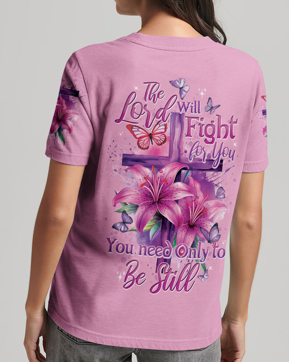 The Lord Will Fight For You Women's All Over Print Shirt - Tytd1103244, easychoo.com