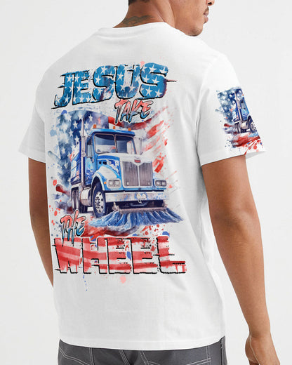 Jesus Take The Wheel Sweeper Truck Men's All Over Print Shirt - Tytd0104241, easychoo.com