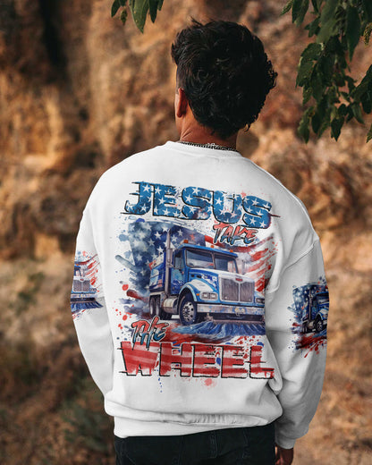 Jesus Take The Wheel Sweeper Truck Men's All Over Print Shirt - Tytd0104241, easychoo.com