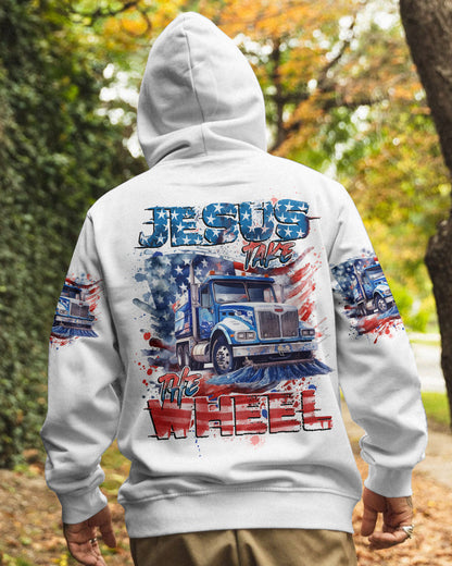 Jesus Take The Wheel Sweeper Truck Men's All Over Print Shirt - Tytd0104241, easychoo.com