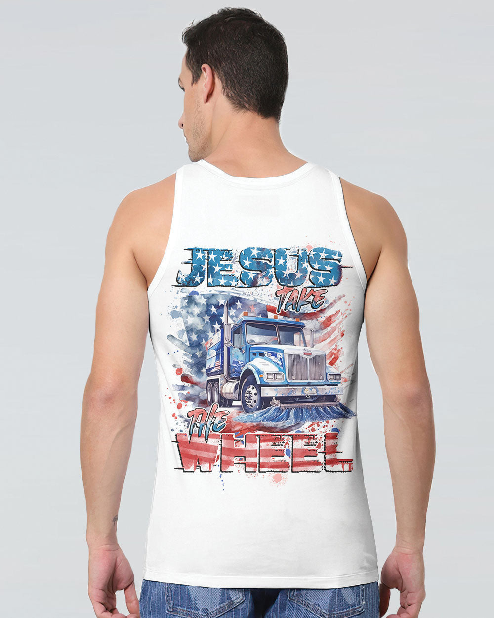 Jesus Take The Wheel Sweeper Truck Men's All Over Print Shirt - Tytd0104241, easychoo.com
