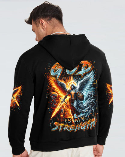 God Is My Strength Men's All Over Print Shirt - Yhln0403242, easychoo.com