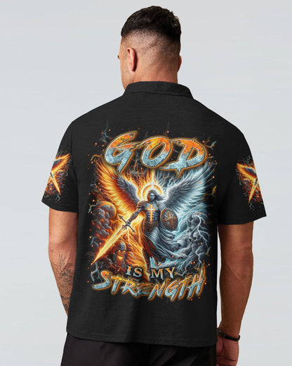 God Is My Strength Men's All Over Print Shirt - Yhln0403242, easychoo.com