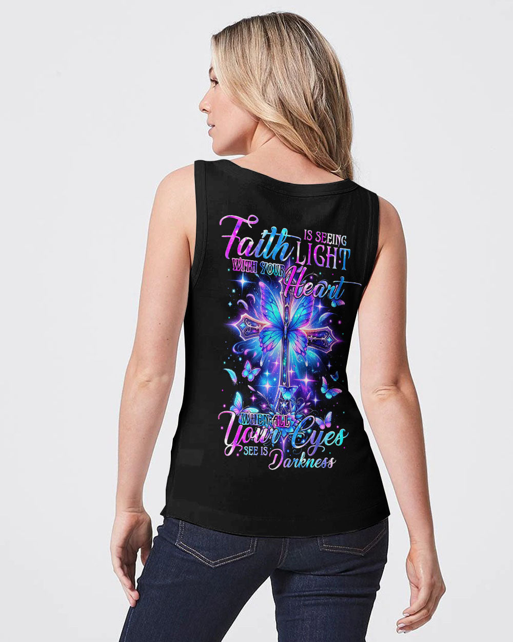 Faith Is Seeing Light Women's All Over Print Shirt - Tytm0103243, easychoo.com