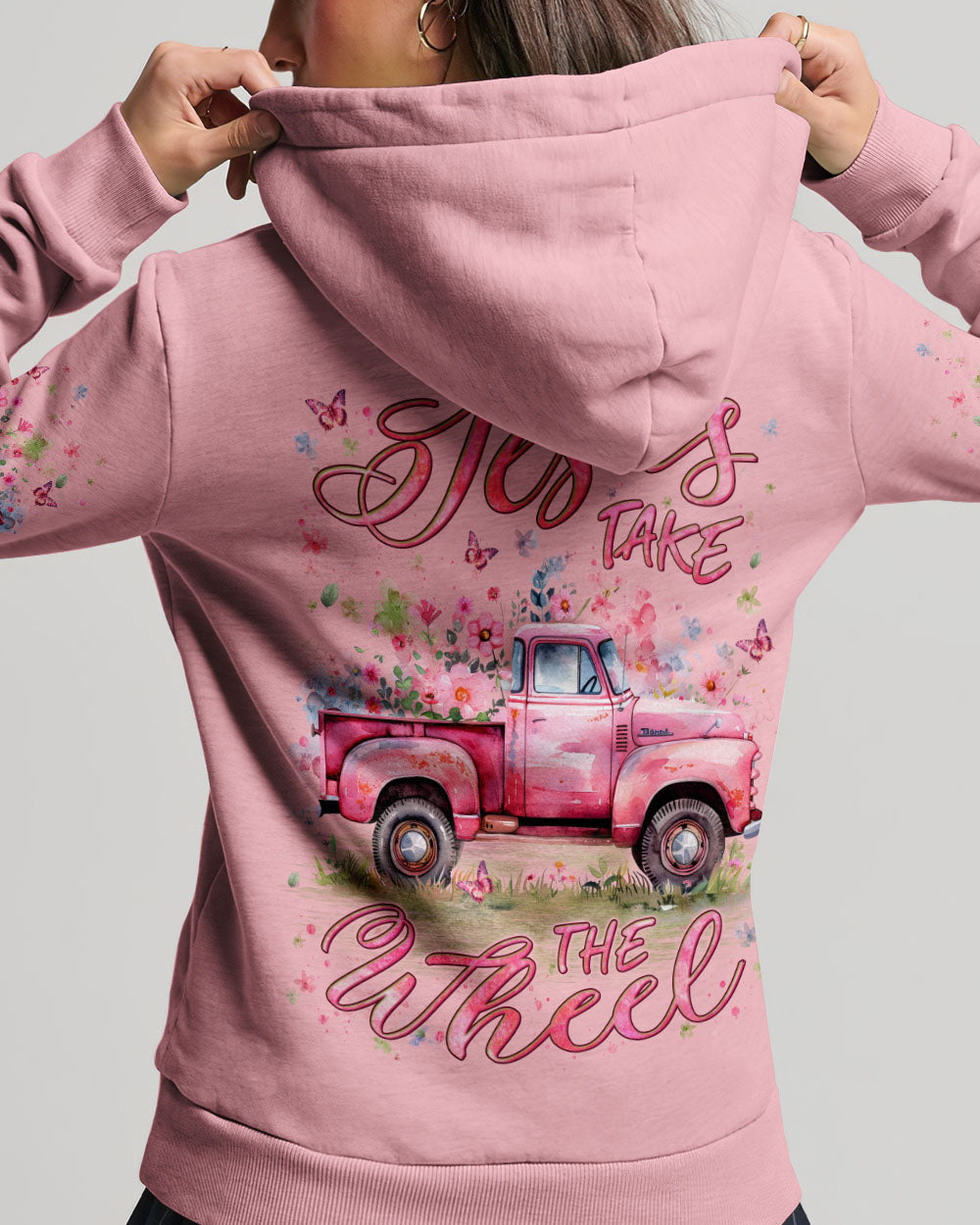 Jesus Take The Wheel Women's All Over Print Shirt - Yhln0203241, easychoo.com