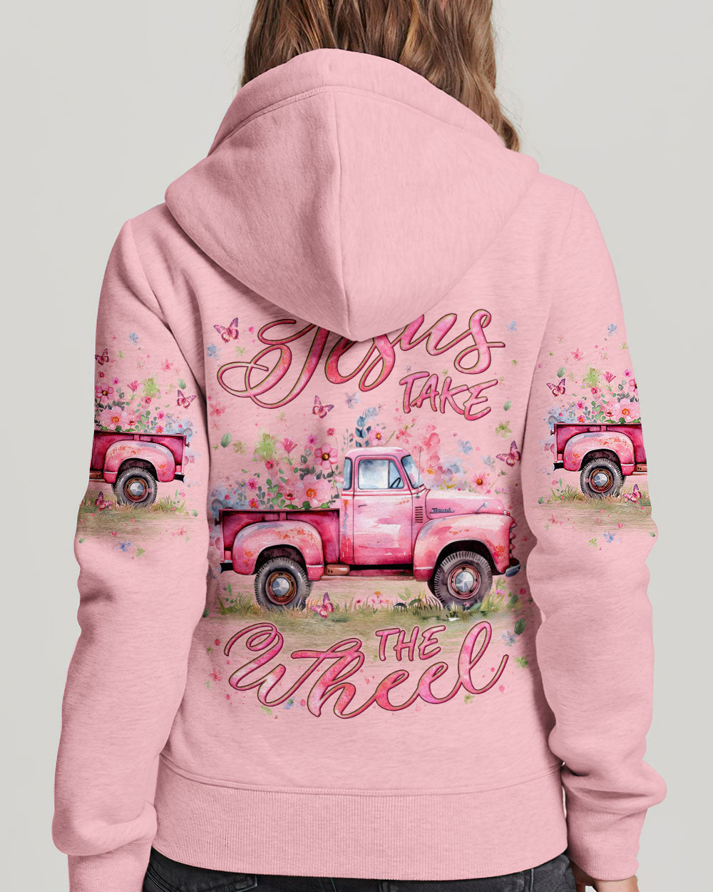 Jesus Take The Wheel Women's All Over Print Shirt - Yhln0203241, easychoo.com