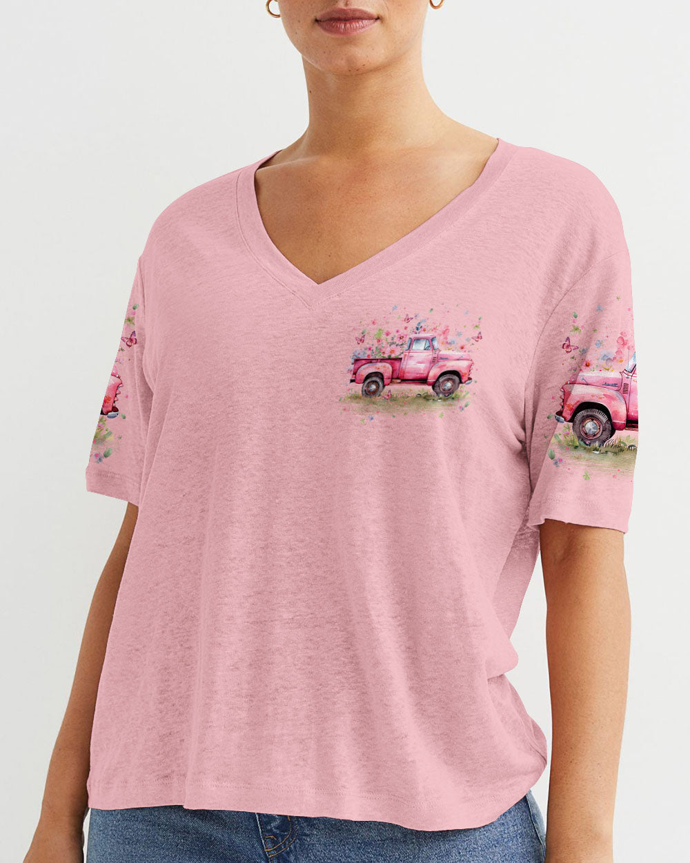 Jesus Take The Wheel Women's All Over Print Shirt - Yhln0203241, easychoo.com