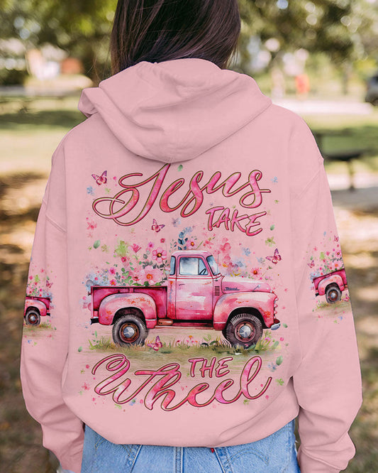 Jesus Take The Wheel Women's All Over Print Shirt - Yhln0203241, easychoo.com