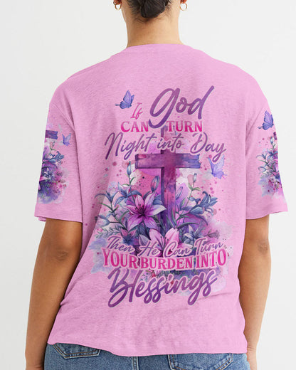 Turn Your Burden Into Blessings Women's All Over Print Shirt - Tyhi1403243, easychoo.com