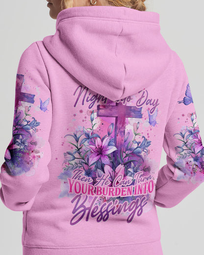 Turn Your Burden Into Blessings Women's All Over Print Shirt - Tyhi1403243, easychoo.com