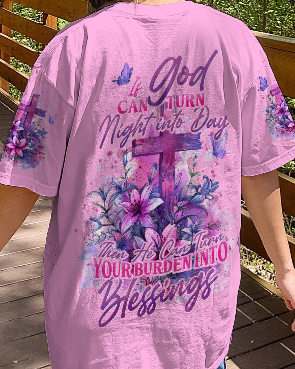Turn Your Burden Into Blessings Women's All Over Print Shirt - Tyhi1403243, easychoo.com