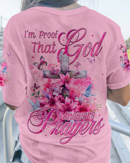 God Answers Prayer Women's All Over Print Shirt - Tyqy0803244, easychoo.com