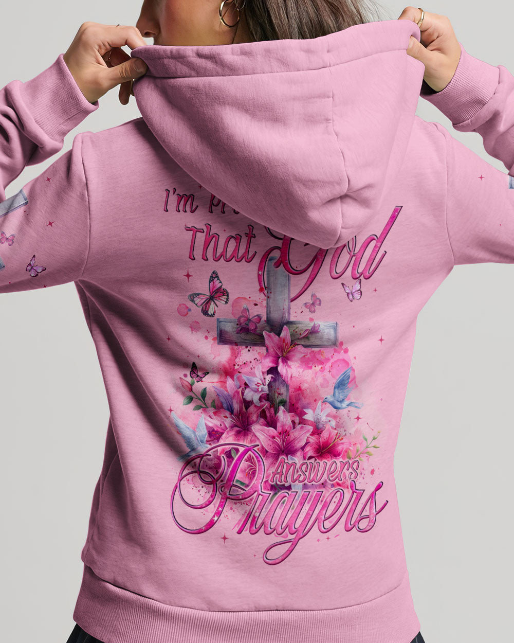 God Answers Prayer Women's All Over Print Shirt - Tyqy0803244, easychoo.com