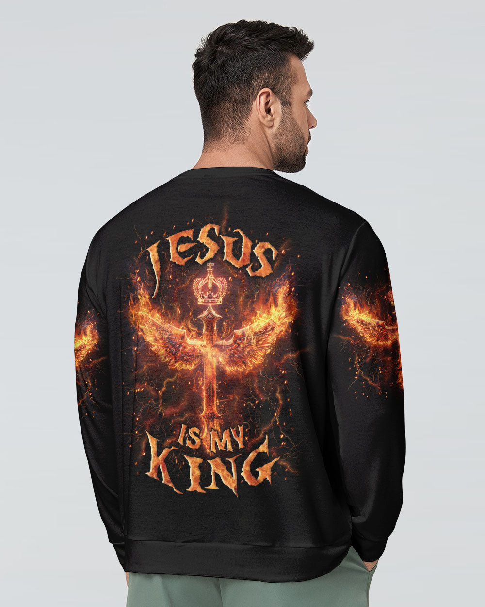 Jesus Is My King Men's All Over Print Shirt - Yhln2903243, easychoo.com
