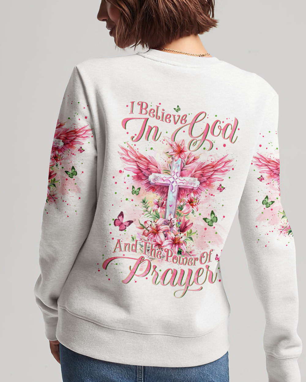 I Believe In God Women's All Over Print Shirt - Yhln1203241, easychoo.com