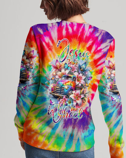 Jesus Take The Wheel Lilies Women's All Over Print Shirt - Tlnt2602242, easychoo.com