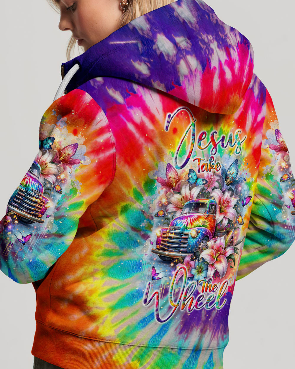 Jesus Take The Wheel Lilies Women's All Over Print Shirt - Tlnt2602242, easychoo.com