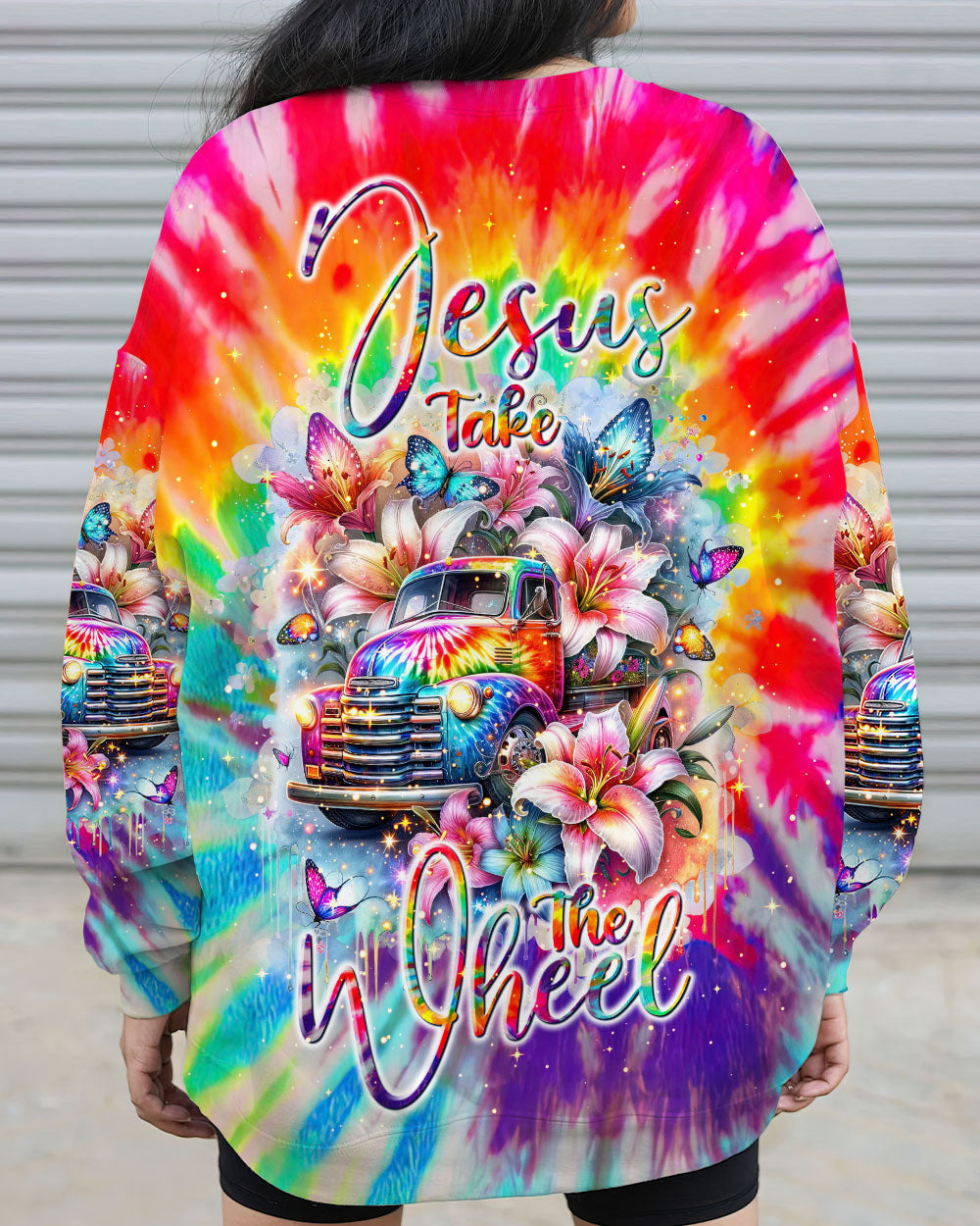 Jesus Take The Wheel Lilies Women's All Over Print Shirt - Tlnt2602242, easychoo.com