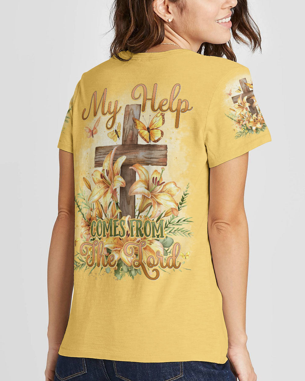 My Help Comes From The Lord Women's All Over Print Shirt - Tyhi2703242, easychoo.com