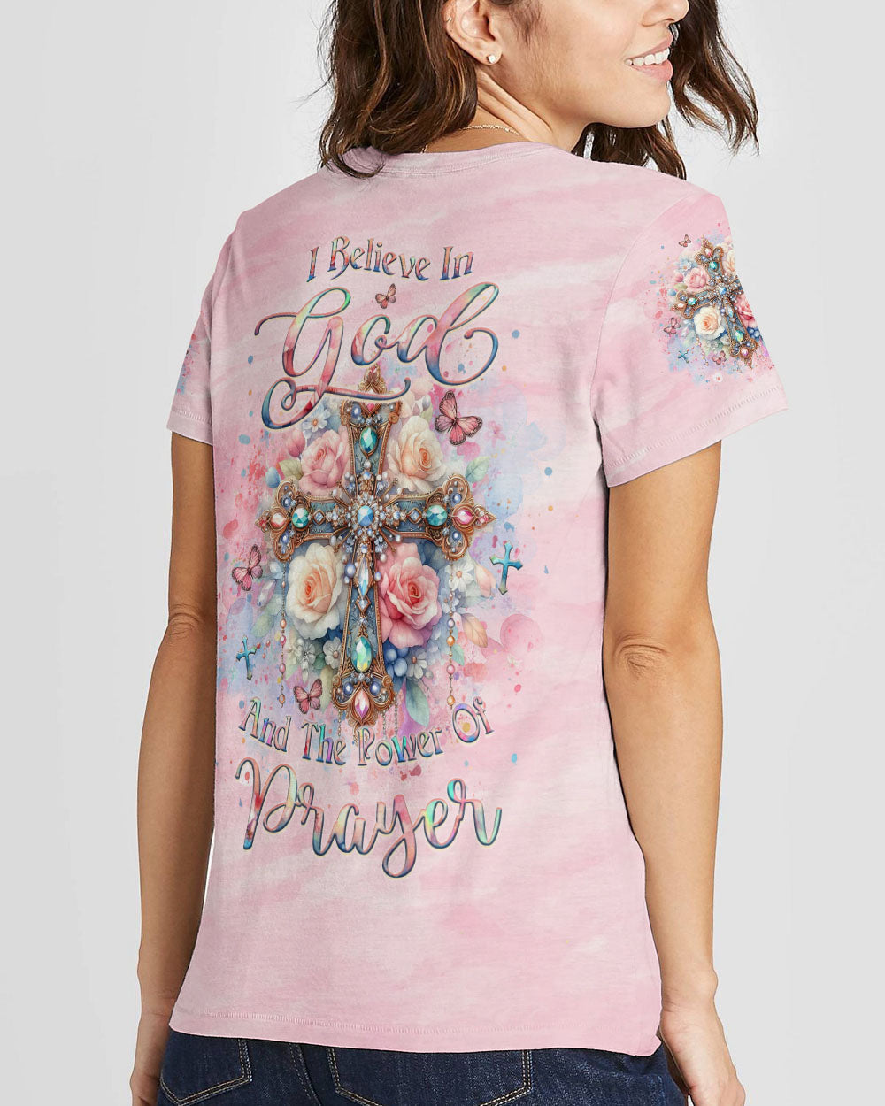 I Believe In God Women's All Over Print Shirt - Yhlt2903244, easychoo.com
