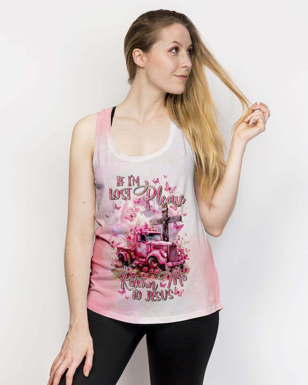 If I'm Lost Please Return Me To Jesus Truck Women's All Over Print Shirt - Tltr1503244, easychoo.com