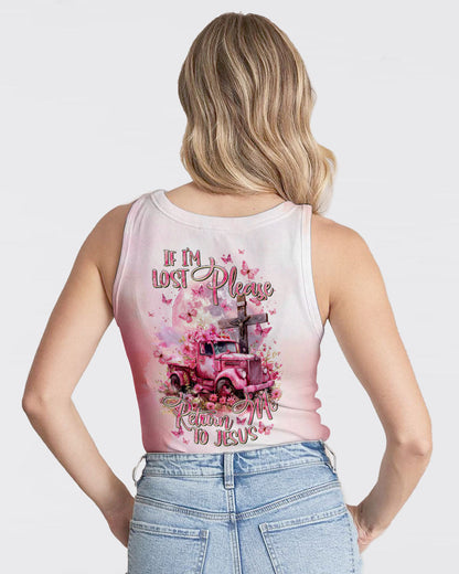 If I'm Lost Please Return Me To Jesus Truck Women's All Over Print Shirt - Tltr1503244, easychoo.com