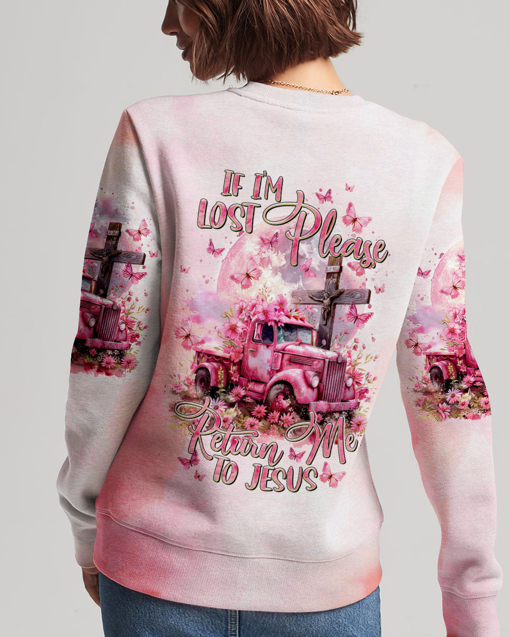 If I'm Lost Please Return Me To Jesus Truck Women's All Over Print Shirt - Tltr1503244, easychoo.com