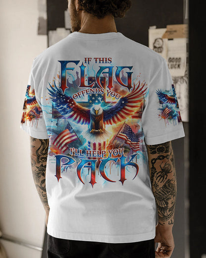 If This Flag Offends You Eagle Men's All Over Print Shirt - Tlno0602243, easychoo.com