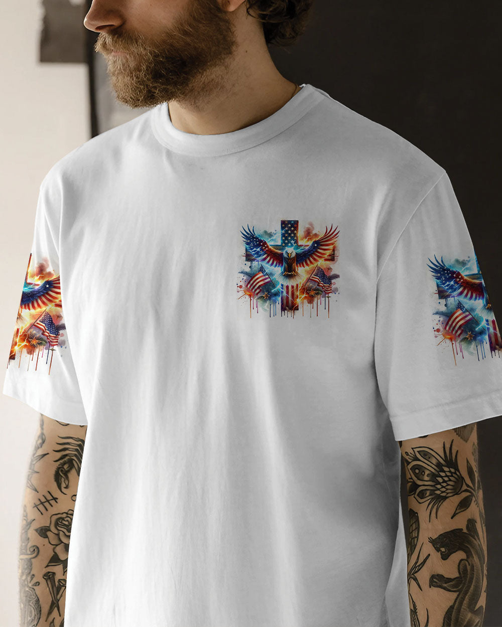If This Flag Offends You Eagle Men's All Over Print Shirt - Tlno0602243, easychoo.com