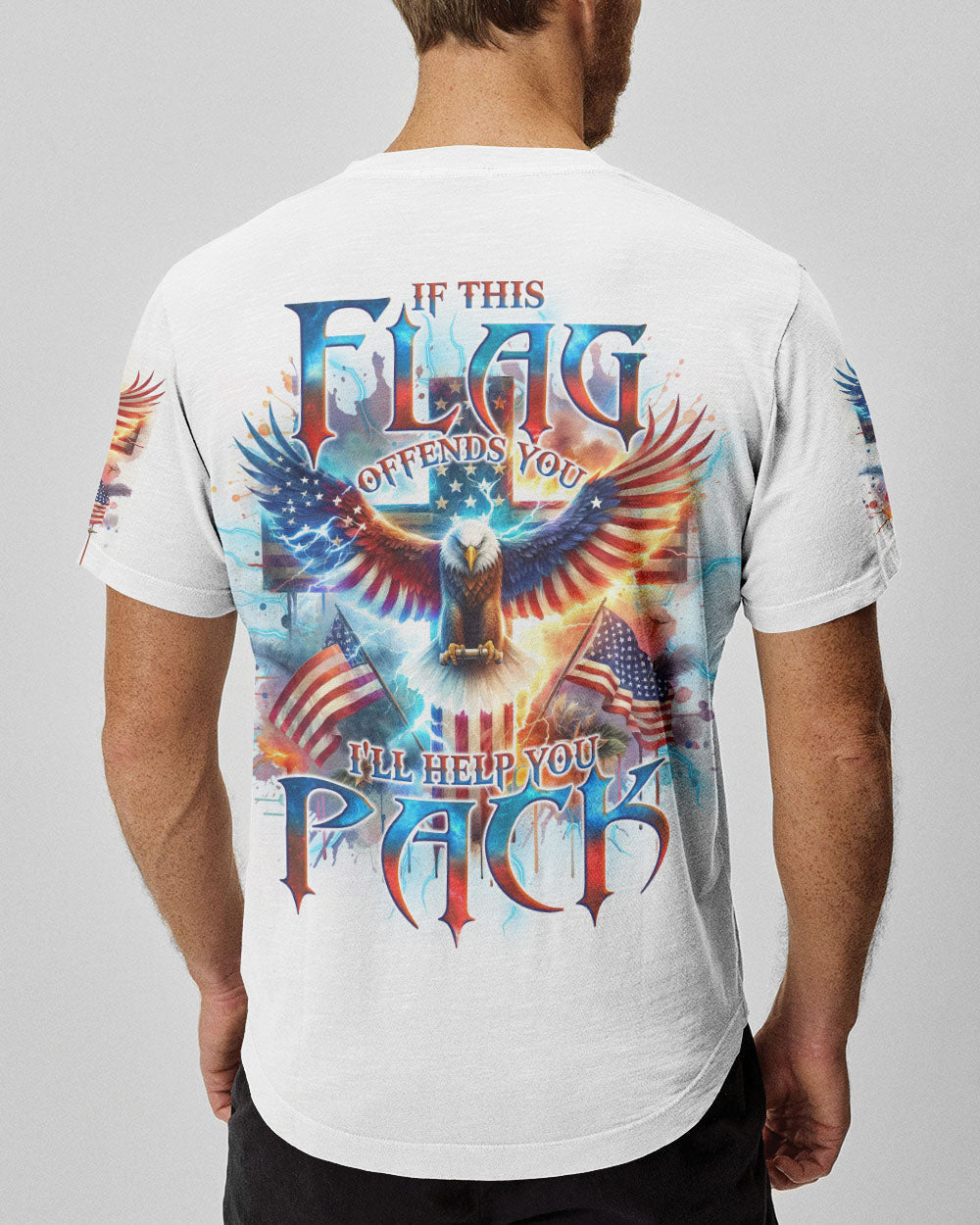If This Flag Offends You Eagle Men's All Over Print Shirt - Tlno0602243, easychoo.com
