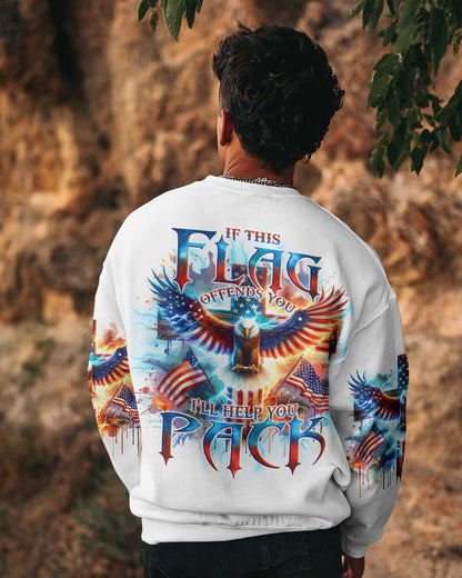If This Flag Offends You Eagle Men's All Over Print Shirt - Tlno0602243, easychoo.com
