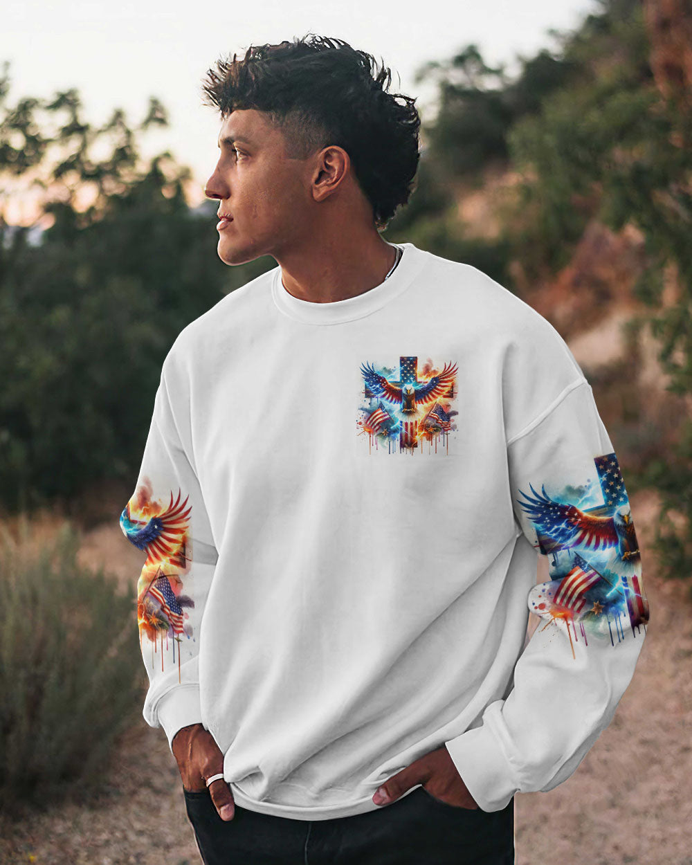 If This Flag Offends You Eagle Men's All Over Print Shirt - Tlno0602243, easychoo.com