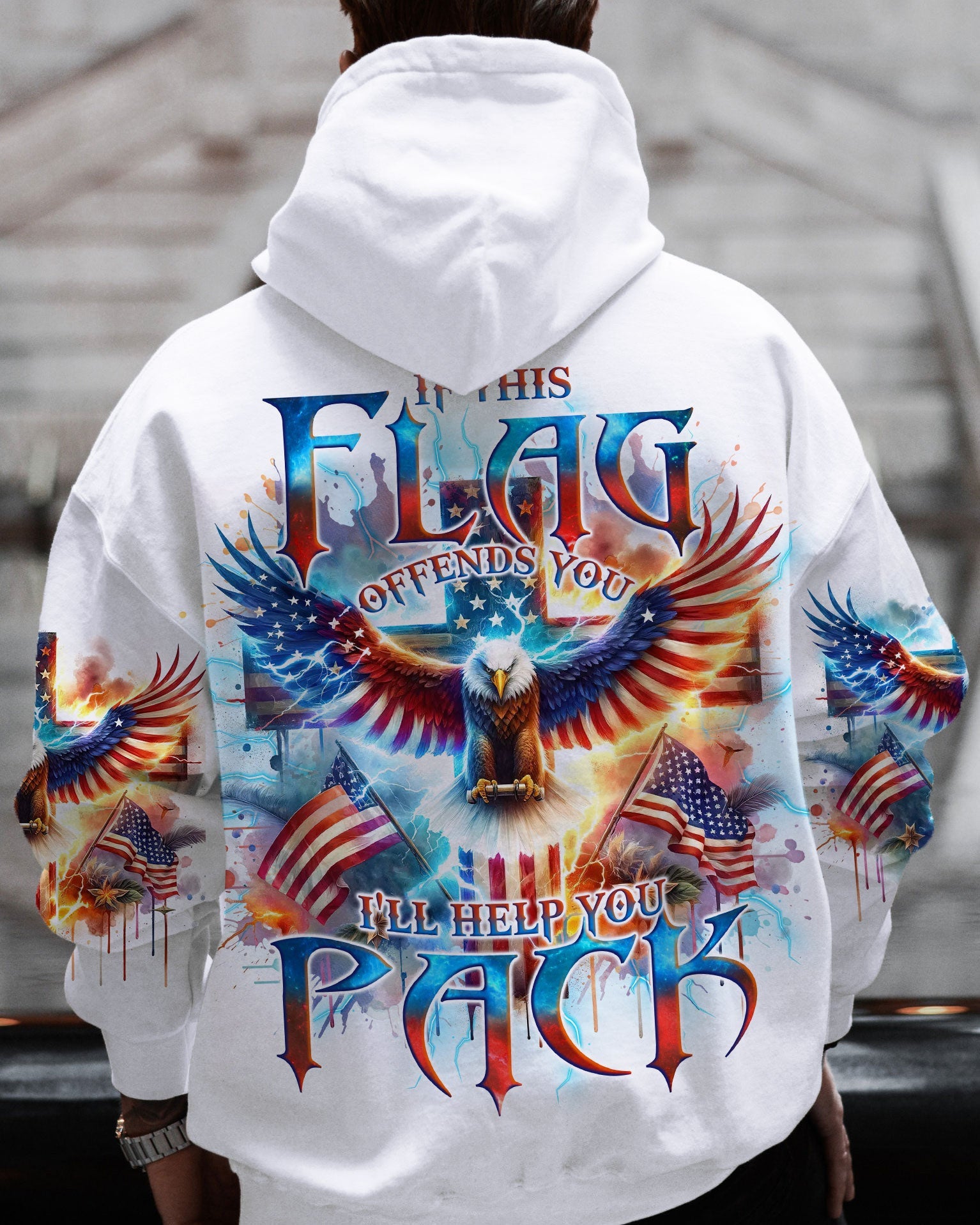 If This Flag Offends You Eagle Men's All Over Print Shirt - Tlno0602243, easychoo.com