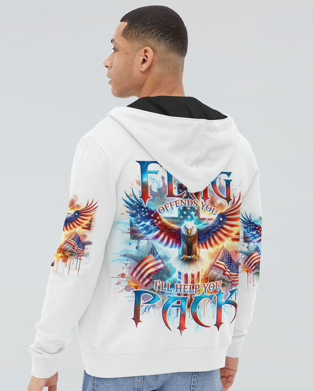 If This Flag Offends You Eagle Men's All Over Print Shirt - Tlno0602243, easychoo.com