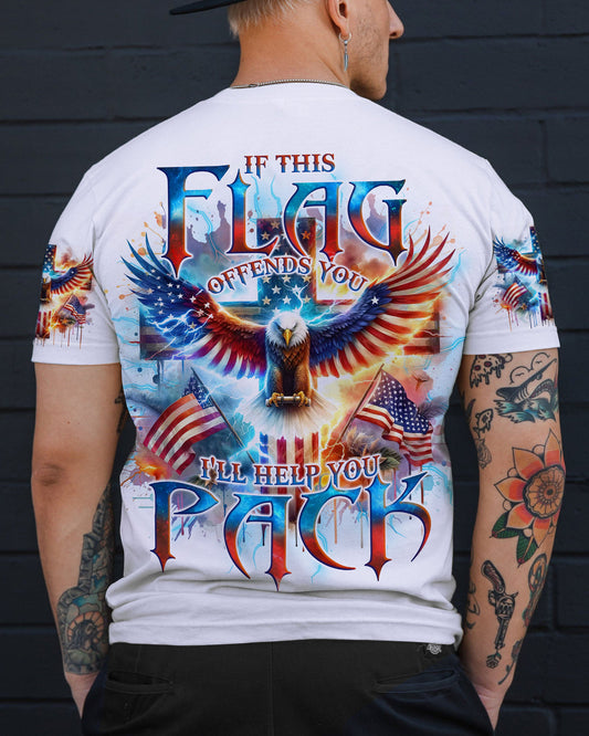 If This Flag Offends You Eagle Men's All Over Print Shirt - Tlno0602243, easychoo.com