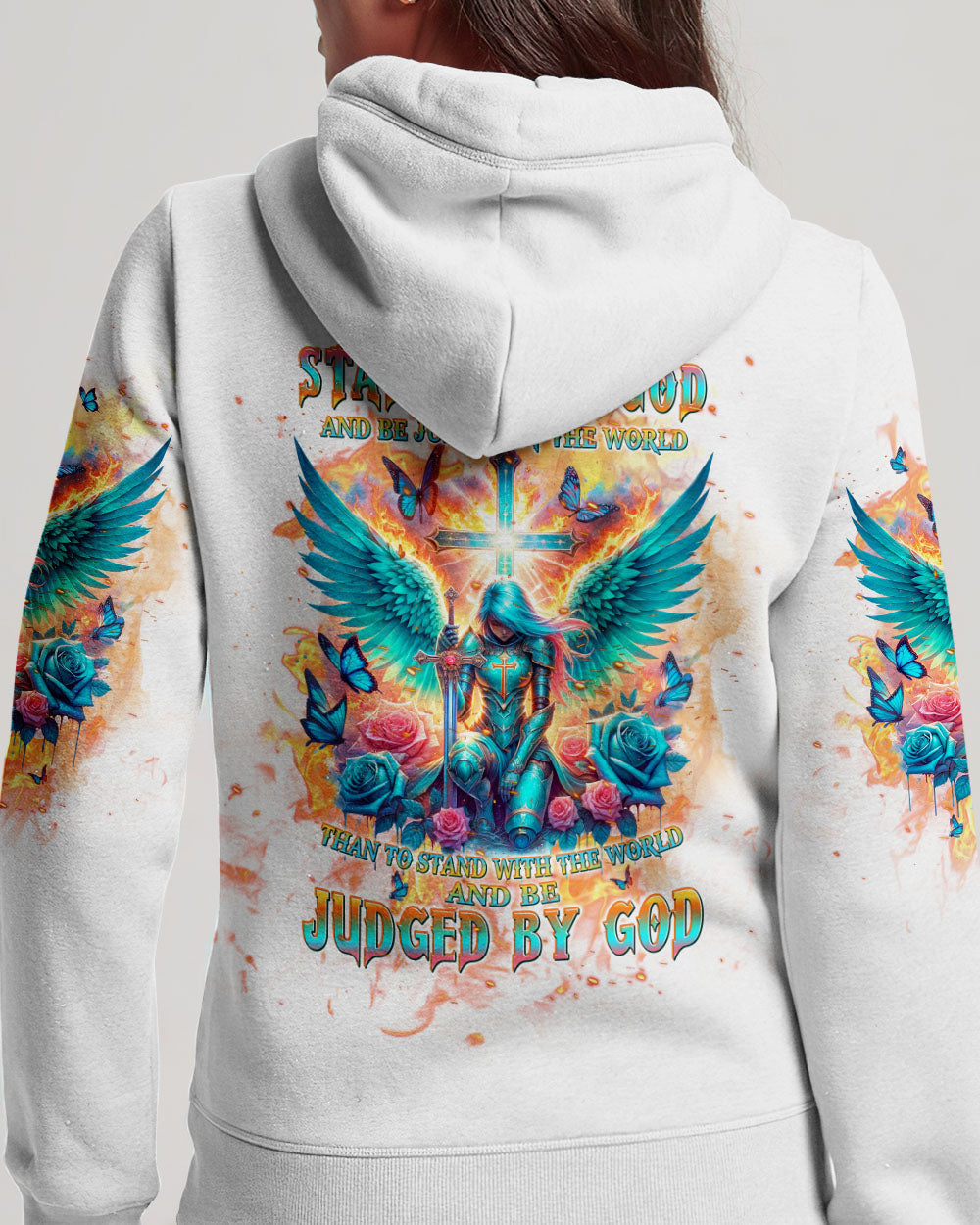 I Would Rather Stand With God Warrior Women's All Over Print Shirt - Tlpq0204243, easychoo.com