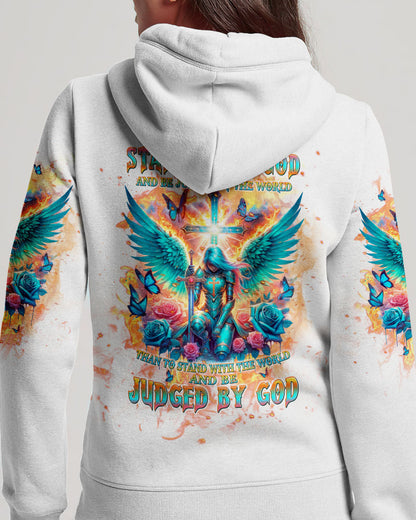 I Would Rather Stand With God Warrior Women's All Over Print Shirt - Tlpq0204243, easychoo.com