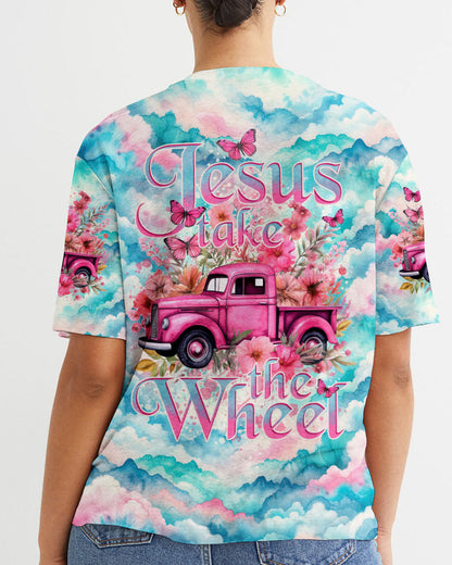 Jesus Take The Wheel Tie Dye Women's All Over Print Shirt - Tytd1403244, easychoo.com