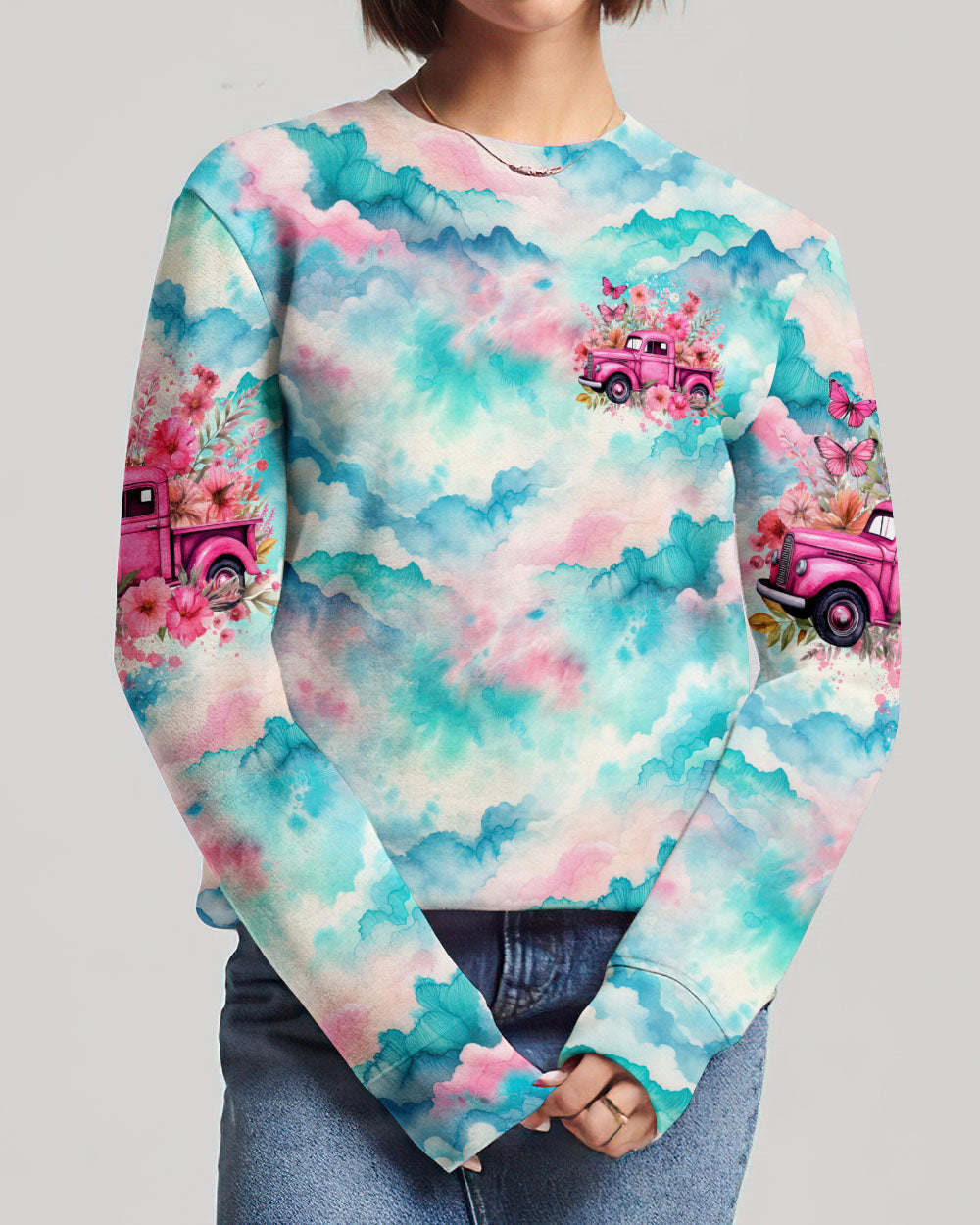 Jesus Take The Wheel Tie Dye Women's All Over Print Shirt - Tytd1403244, easychoo.com