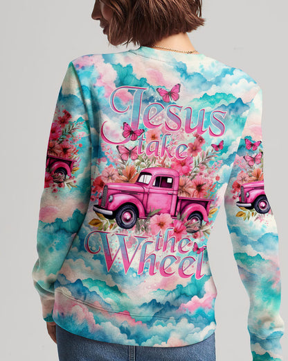 Jesus Take The Wheel Tie Dye Women's All Over Print Shirt - Tytd1403244, easychoo.com